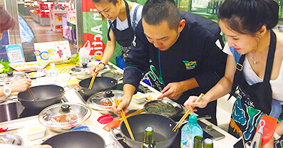 台北天母sogo百貨 橄欖油料理廚藝教室